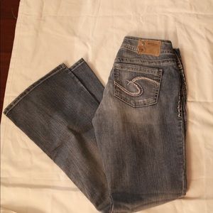 Silver Suki Light Wash Boot Cut Jeans